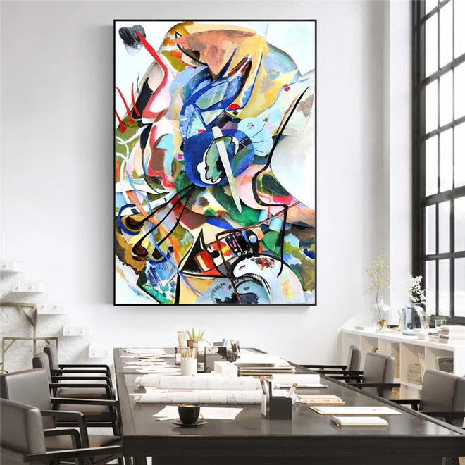Wassily Kandinsky Abstract Canvas Art Paintings Posters And Prints Famous Artwork Reproductions Wall Pictures Home Decoration