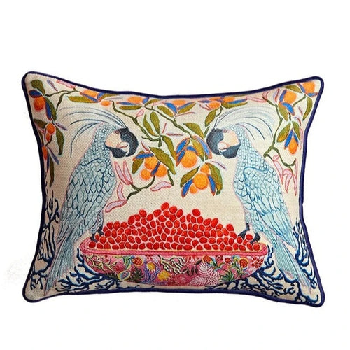 Eclectic Antique Swan & Animal Scenes Throw Pillow Covers - The Finishing Touch Decor, LLC