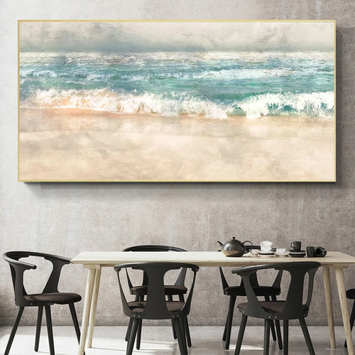 Coastal Beach Scene Landscape Canvas Print Wall Art - The Finishing Touch Decor, LLC