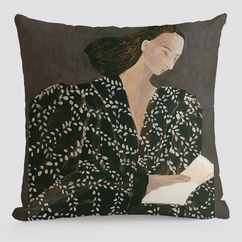 Sofia Garis Print Handmade Japanese Art Throw Pillow Covers - The Finishing Touch Decor, LLC