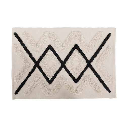 Moroccan Pattern Handmade Small Area Tufted Door Rug - The Finishing Touch Decor, LLC