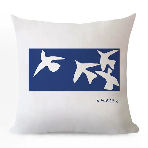 Matisse Painting Printed Matching Throw Pillow Covers - The Finishing Touch Decor, LLC