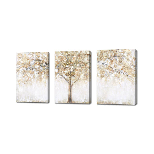 Divided 3 Piece Landscape Tree Painting Canvas Prints - The Finishing Touch Decor, LLC