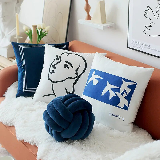 Matisse Painting Printed Matching Throw Pillow Covers - The Finishing Touch Decor, LLC