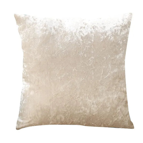 Crushed Velvet Nordic Throw Pillow Cushion Cover - Color/Sz Variety - The Finishing Touch Decor, LLC