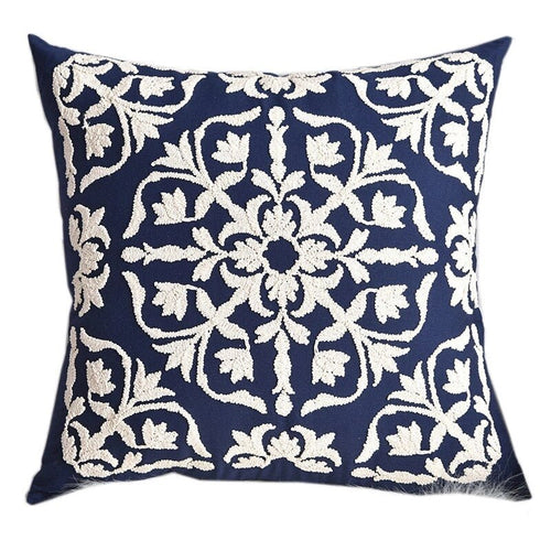 Beautiful Rope Embroidered Pattern Throw Pillows Covers - The Finishing Touch Decor, LLC