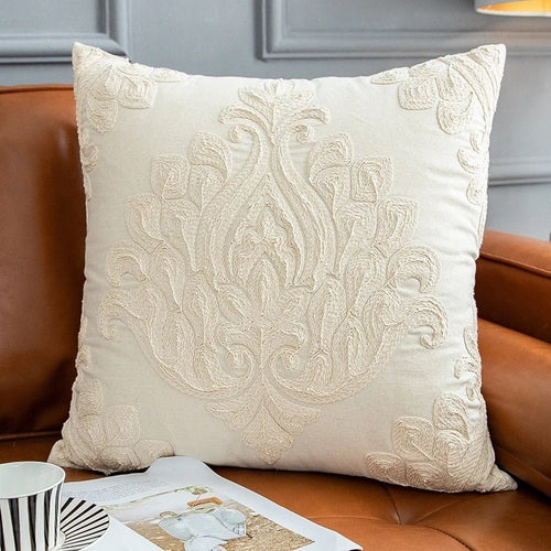 Beautiful Rope Embroidered Pattern Throw Pillows Covers - The Finishing Touch Decor, LLC