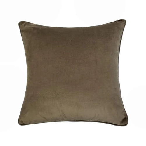 Modern Geometry Chocolate Chain Square Throw Pillow Cover