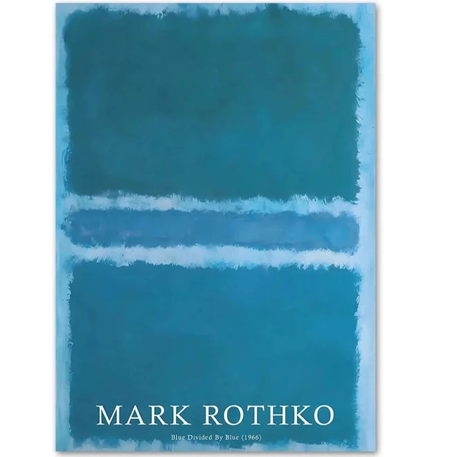 Color Block Mark Rothko Exhibition Poster Print Wall Art - The Finishing Touch Decor, LLC