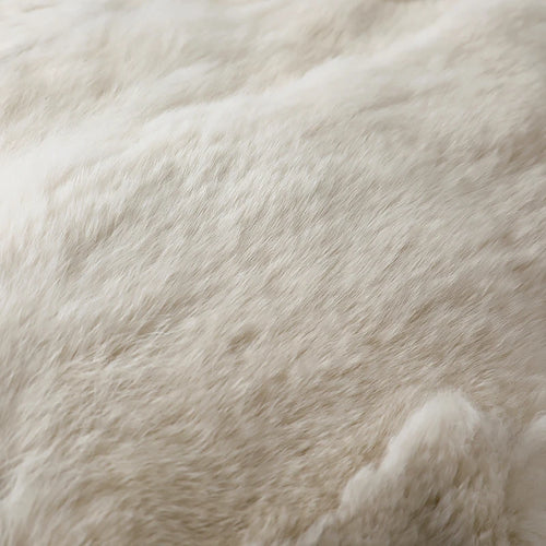 Modern Soft Luxury Rabbit Fur Throw Pillow Cover - 45x45cm - The Finishing Touch Decor, LLC