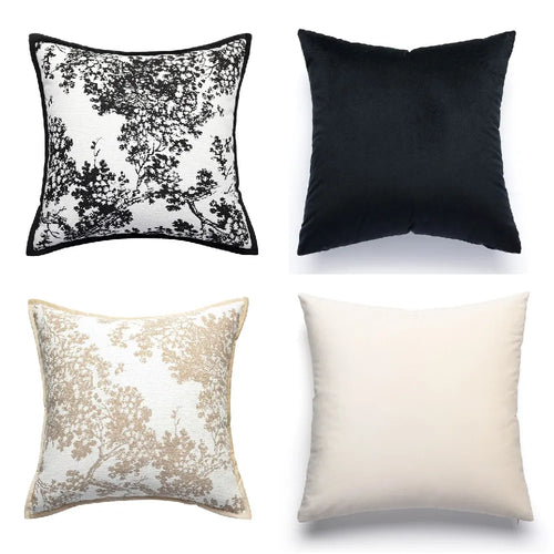 Contemporary French Luxury Pattern Variety Throw Pillow Covers - The Finishing Touch Decor, LLC