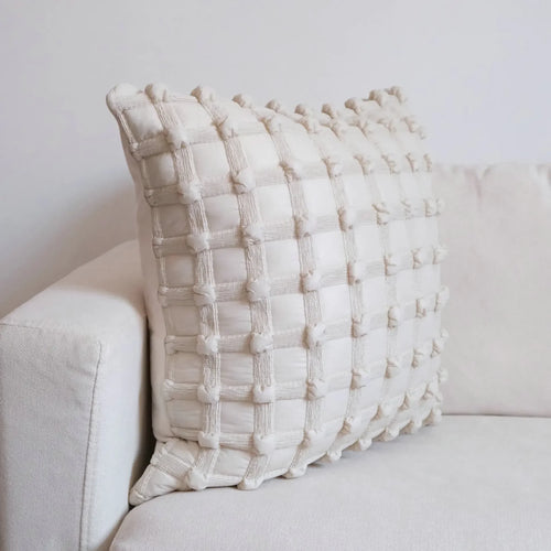 Creative Bubble Plaid Pattern Soft Throw Pillow Cover - The Finishing Touch Decor, LLC