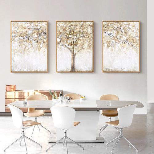 Divided 3 Piece Landscape Tree Painting Canvas Prints - The Finishing Touch Decor, LLC