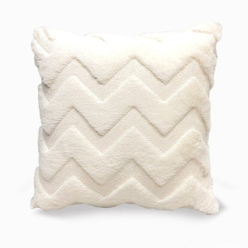 Plush Textured Chevron Pattern Hygge Shams for Cozy Throw Pillows - The Finishing Touch Decor, LLC