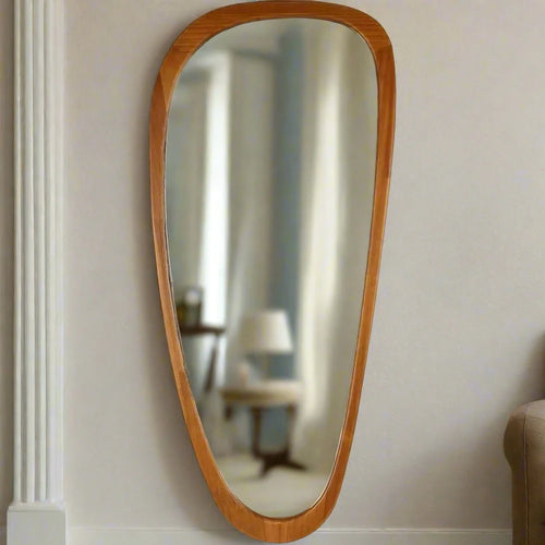 Irregular Nordic Wood Frame Large Full Length Wall Mirrors - The Finishing Touch Decor, LLC