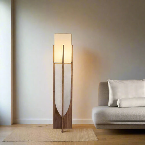 Fairbanks Floor Lamp Wooden Floor Lamp for Living Room Bedroom Sofa Bedside Solid Nordic Designers Floor Lamps