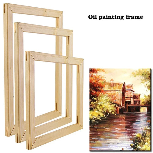 Wooden Canvas DIY Frames for Oil Paintings, Prints and Posters - SM/MD - The Finishing Touch Decor, LLC