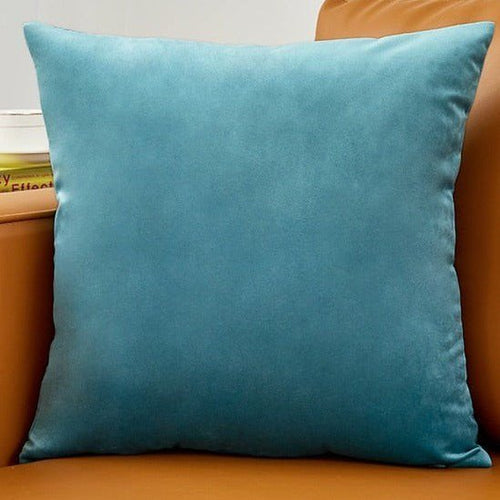 Square Velvet Square Simple Throw Pillows Covers - 45x45cm - The Finishing Touch Decor, LLC