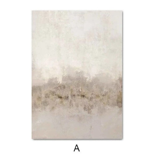 Sand Color Neutral Wall Art Canvas Painting Nordic Art Modern Print - The Finishing Touch Decor, LLC