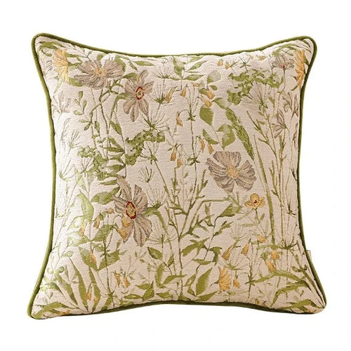 Country Style Chenille Flora Throw Pillow Covers - The Finishing Touch Decor, LLC