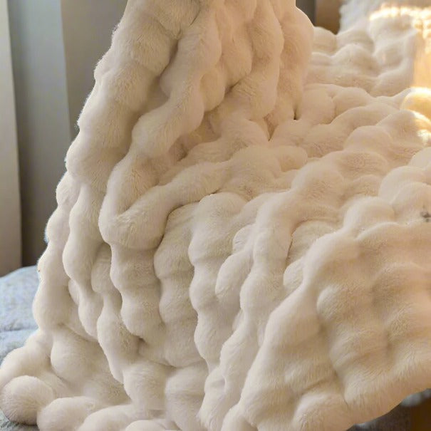 Tuscan Faux Fur Blanket Warm Comfortable Throw Blankets - The Finishing Touch Decor