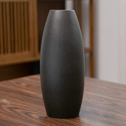 Black & White Ceramic Vase Modern Simple Vases - The Finishing Touch Decor, LLC