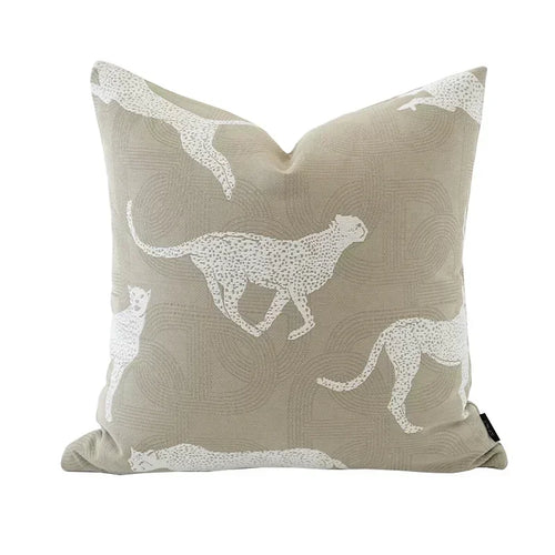 Nordic Light Oatmeal Patterned Throw Pillow Cover - The Finishing Touch Decor, LLC