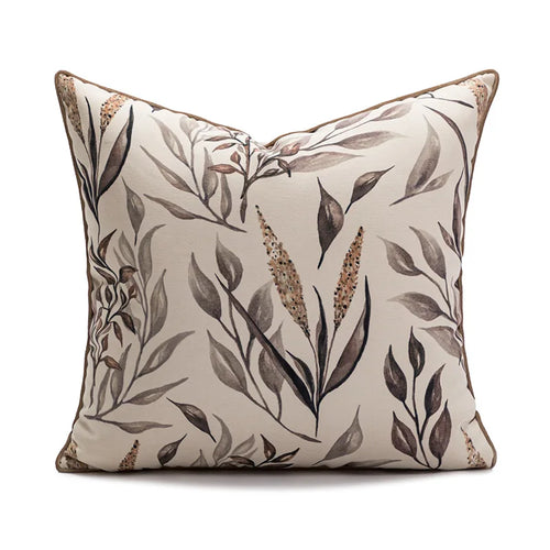 Soft Brown Assorted Pattern Throw Pillow Covers - The Finishing Touch Decor, LLC