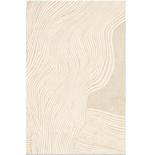 Beautiful Japandi Minimalist Neutral Area Rug - The Finishing Touch Decor, LLC