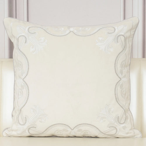 Luxury Handmade European Embroidery Velvet Throw Pillow Covers - The Finishing Touch Decor, LLC