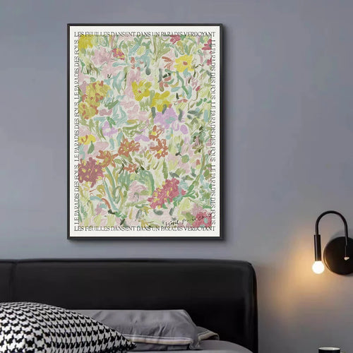 Watercolor French Flower Painting Canvas Print - The Finishing Touch Decor, LLC