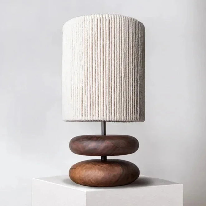 Japanese Style Modern Wood Table Lamp - The Finishing Touch Decor, LLC