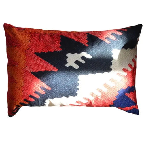 Colorful Pattern Lumbar Bohemian Throw Pillow Covers - The Finishing Touch Decor, LLC