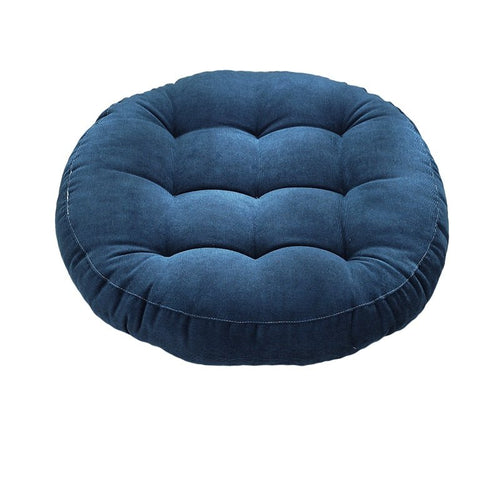 Rounded Large Pad Tufted Corduroy Meditation Floor Cushion Seat Pillow - The Finishing Touch Decor, LLC