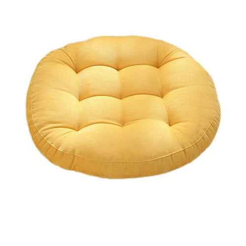 Rounded Large Pad Tufted Corduroy Meditation Floor Cushion Seat Pillow - The Finishing Touch Decor, LLC