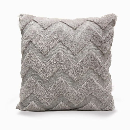 Plush Textured Chevron Pattern Hygge Shams for Cozy Throw Pillows - The Finishing Touch Decor, LLC