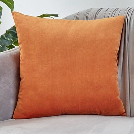 Square Velvet Square Simple Throw Pillows Covers - 45x45cm - The Finishing Touch Decor, LLC