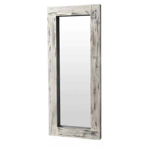 Farmhouse Rustic Full Length Large Wood Mirror - The Finishing Touch Decor, LLC