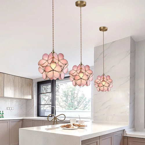 Tiffany Style Glass Flowers Pendant Chandelier Lights - The Finishing Touch Decor, LLC