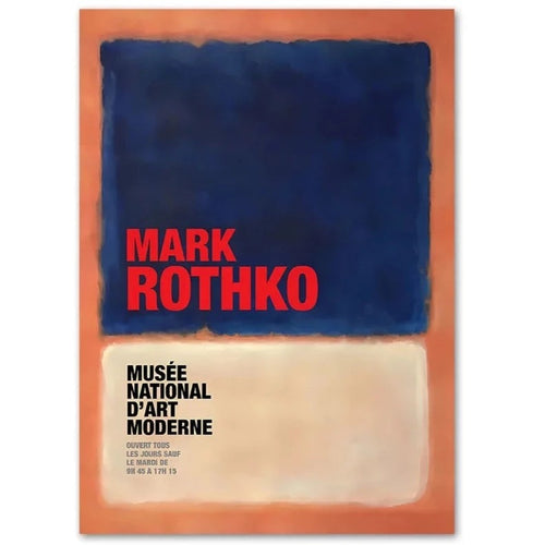 Color Block Mark Rothko Exhibition Poster Print Wall Art - The Finishing Touch Decor, LLC