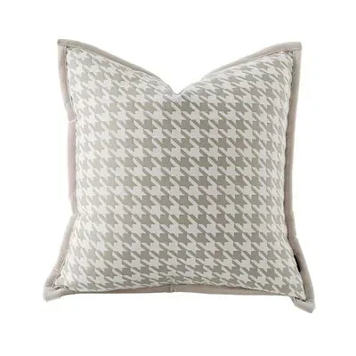 Nordic Light Oatmeal Patterned Throw Pillow Cover - The Finishing Touch Decor, LLC