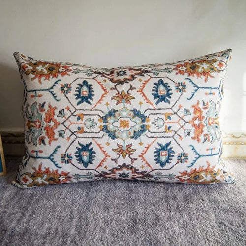 Colorful Pattern Lumbar Bohemian Throw Pillow Covers - The Finishing Touch Decor, LLC