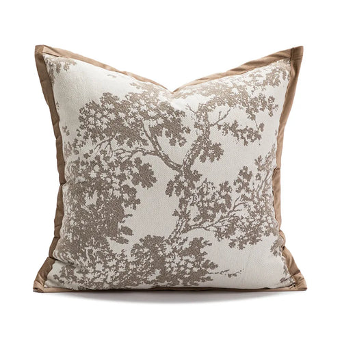 Soft Brown Assorted Pattern Throw Pillow Covers - The Finishing Touch Decor, LLC