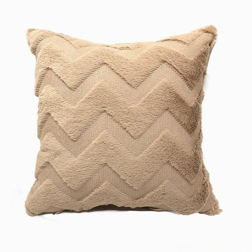 Plush Textured Chevron Pattern Hygge Shams for Cozy Throw Pillows - The Finishing Touch Decor, LLC