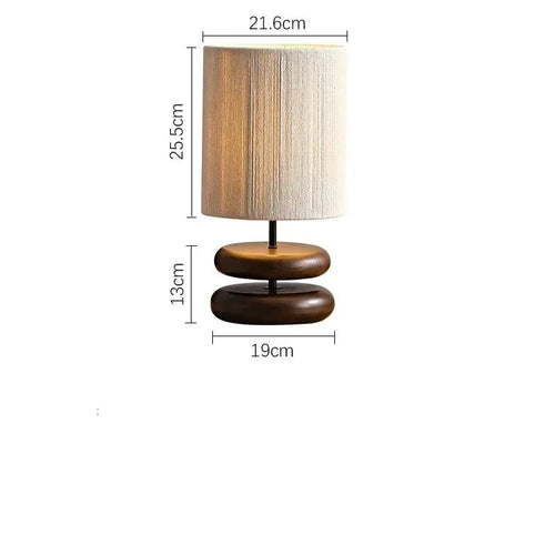 Japanese Style Modern Wood Table Lamp - The Finishing Touch Decor, LLC