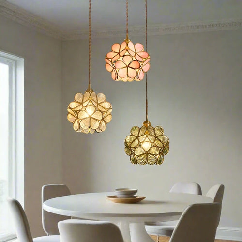 Tiffany Style Glass Flowers Pendant Chandelier Lights - The Finishing Touch Decor, LLC