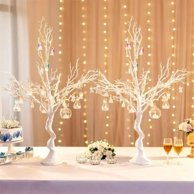 Christmas Decorations White Artificial Trees Wedding Party Decoration Fake Tree Indoor for Centerpiece Christmas Decorations