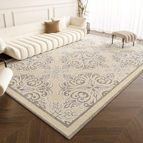 Neutral Luxury Thickened Anti-Slip French Style Carpet Area Rug - The Finishing Touch Decor, LLC