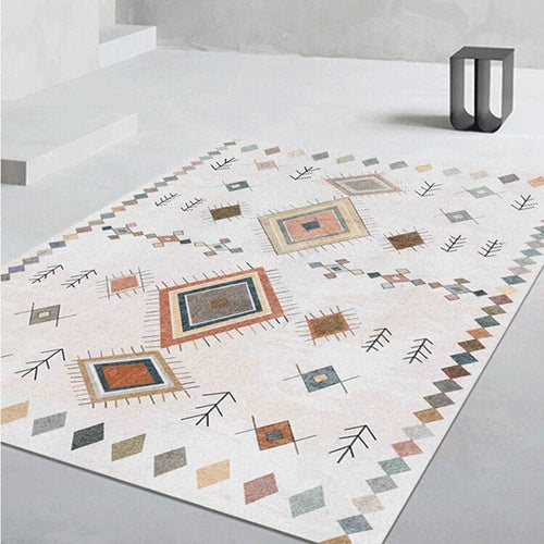 Boho Modern Moroccan Pattern Light Area Rug - The Finishing Touch Decor, LLC