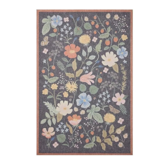 Garden Floral Print Soft Boho Large Carpet Area Rug - The Finishing Touch Decor, LLC